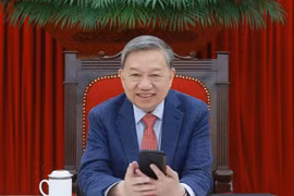 越共中央总书记苏林 图自越通社