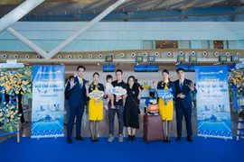 越旅航空公司开通胡志明市—荣市直飞航线 图自越通社