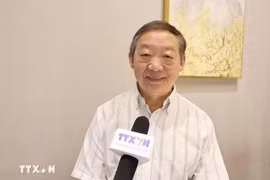中国云南省社会科学院南亚—东南亚研究所名誉所长朱振明教 图自越通社
