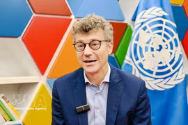 联合国教科文组织（UNESCO）驻越南首席代表乔纳森·华莱士·贝克 图自越通社