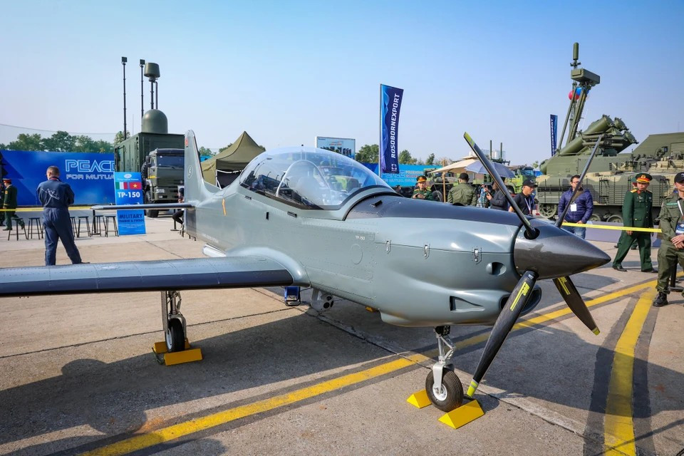 TP-150是一种初级训练和巡逻飞机，用于军事飞行员训练，并可应用于民用航空。图自Vietnam+