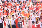 参加 “九·二”国庆80周年纪念庆典阅兵游行活动的文化、体育方阵。图片来源：越通社