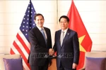 国家主席梁强会见美国国务卿马可·鲁比奥。图自越通社