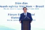 范明政总理在座谈会上发表讲话。图自越通社