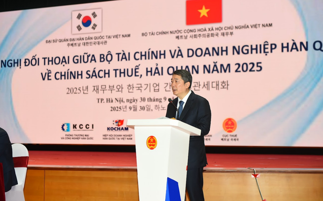 越南财政部副部长高英俊发表讲话。图自Vietnam+ 1111.png