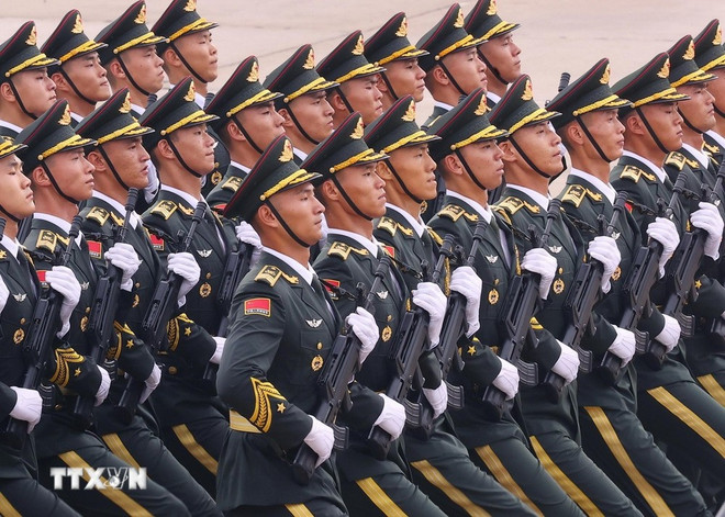 中国人民解放军方队。图自越通社 quan-doi-nuoc-ngoai-1-resize.jpg