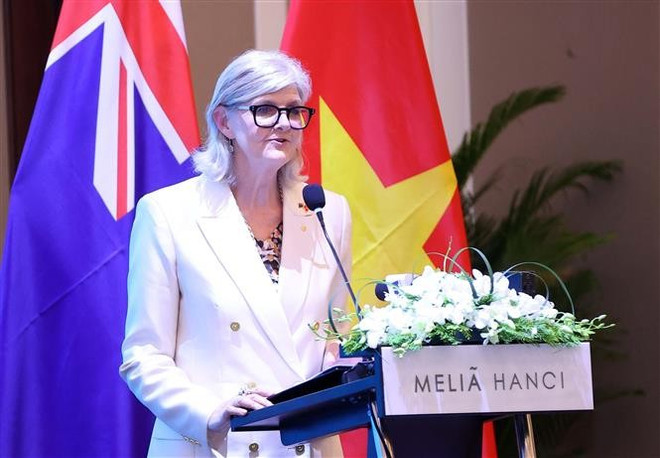 澳大利亚总督莫斯廷发表讲话。图自越通社 vna-potal-toan-quyen-australia-du-dien-dan-viet-nam-australia-2025-8268764-2.jpg