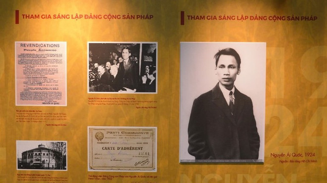 “胡志明肖像”专题展展示的图片和资料。图自越通社 image-2.jpg