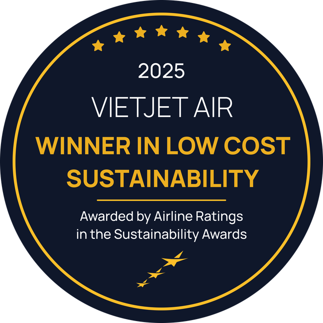越捷航空荣登AirlineRatings 2025全球可持续发展航空公司榜单。 hinh-anh.png