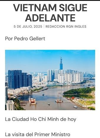 文章屏幕截图。图自越通社 vna-potal-truyen-thong-mexico-danh-gia-cao-su-phat-trien-cua-viet-nam-nhan-dip-thu-tuong-du-hoi-nghi-brics-8137112.jpg