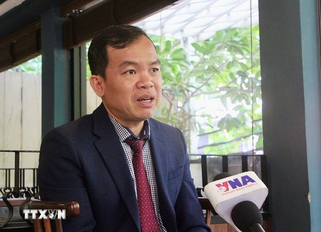 柬埔寨内阁办公厅国务秘书、政治与历史分析专家 Eng Kok Thay 博士。图自越通社 viet-nam.jpg