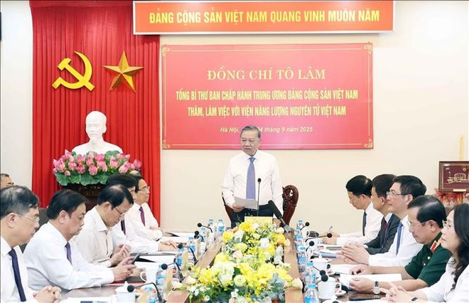越共中央总书记苏林发表讲话。图自越通社 tbt2.jpg