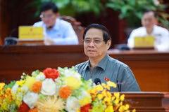 政府总理范明政走访芹苴市选民