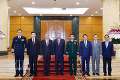 苏林总书记会见中国外交、国防和公安三位部长