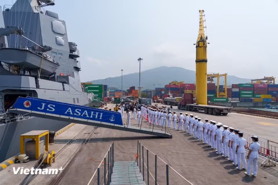 此次友好访问将持续4天，从2026年4月2日到4月5日，220名官兵参与。图自 Vietnam+