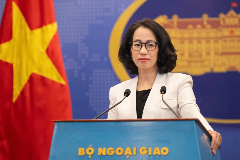 越南外交部发言人范秋姮。图自越通社