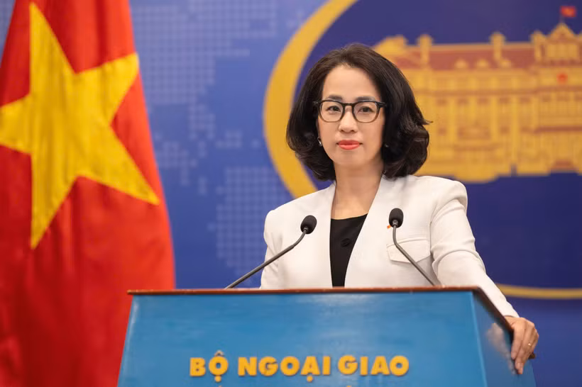 越南外交部发言人范秋姮。图自越通社