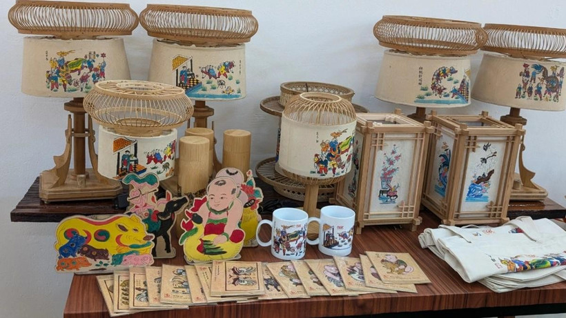 楮纸灯笼产品。图自《越南之声》