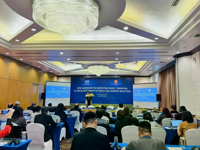 研讨会场景。图自越通社
