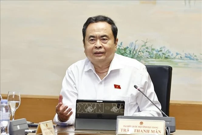 国会主席陈青敏。图自越通社