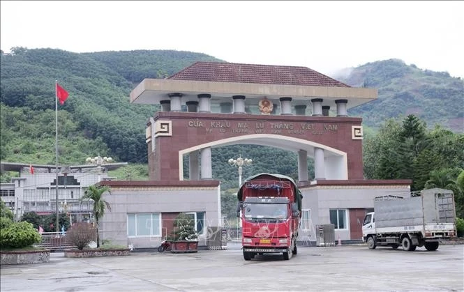 莱州省马鲁塘口岸。图自越通社