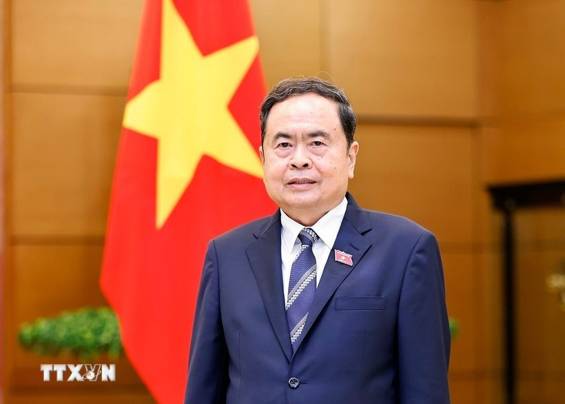 越南国会主席陈青敏。图自越通社