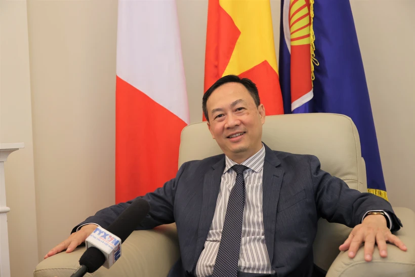 越南驻意大利大使杨海兴。图自越通社