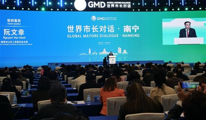 “世界市长对话·南宁”活动1月15日至18日在在中国广西壮族自治区南宁市举行。图自越通社