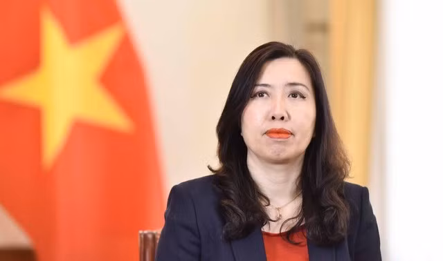越南外交部副部长黎氏秋姮。图自政府门户网站