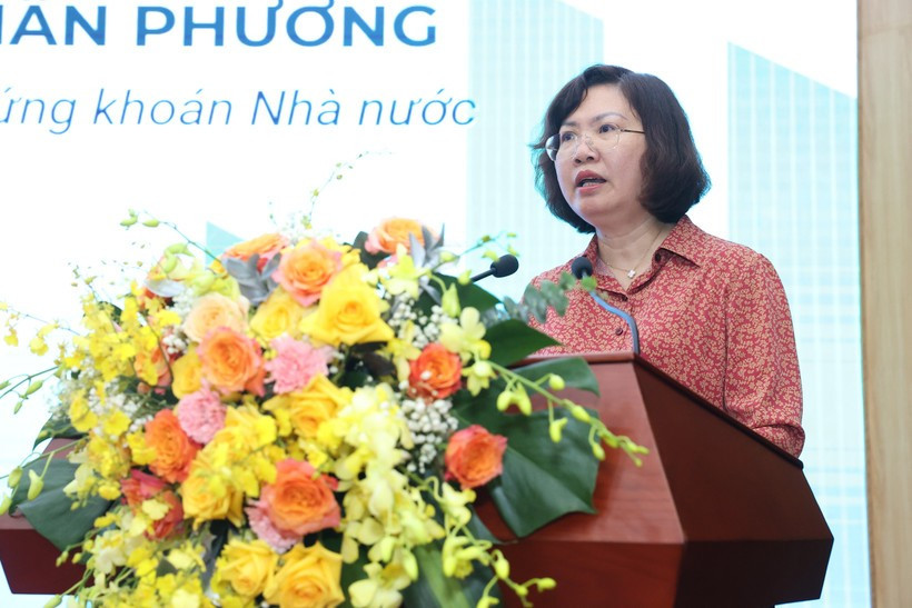 国家证券委员会主席武氏珍芳强调，良好的公司治理与透明和现代化的管理方式，将激励企业更快、更可持续地发展。图自 Vietnam+
