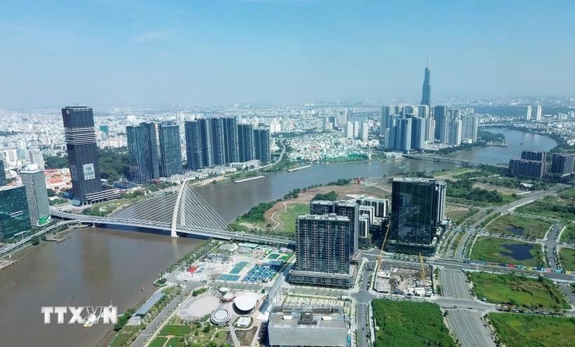 胡志明市一角。图自越通社