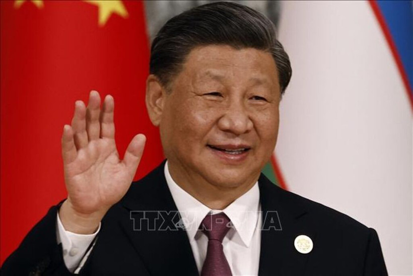 中共中央总书记、中华人民共和国主席习近平。图自越通社