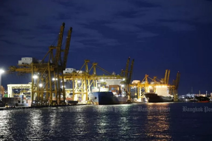 泰国Klong Toey 区曼谷港。图自越通社