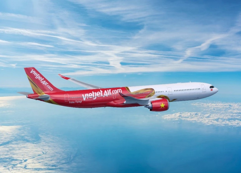 越捷购买的新一代宽体飞机A330neo。图自越通社