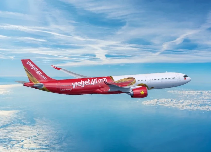 越捷购买的新一代宽体飞机A330neo。图自越通社