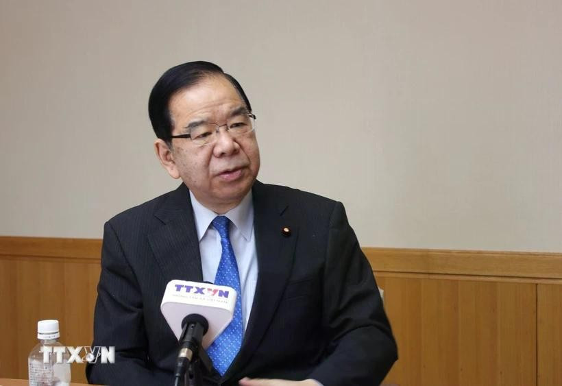 日本共产党委员长志位和夫。图自越通社