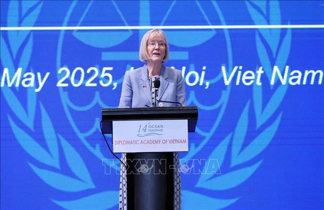 澳大利亚驻越南大使吉莉安·伯德。图自越通社