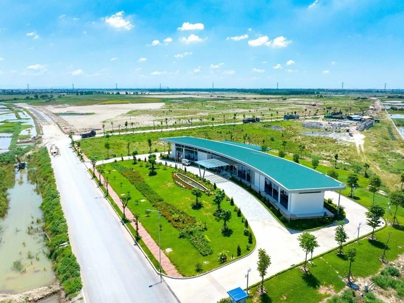 顺城工业区。图自越通社