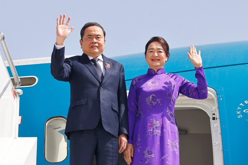 越南国会主席陈青敏圆满结束对摩洛哥的正式访问。图自越通社