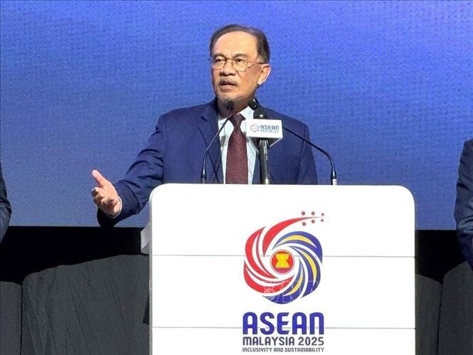 马来西亚总理安瓦尔·易卜拉欣。图自越通社