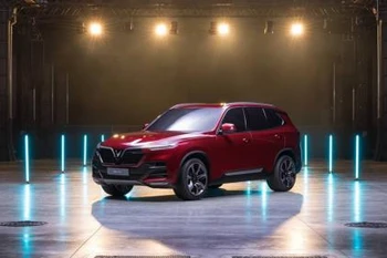 VF7电动车。图自越通社