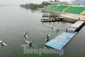 海防市赛艇训练中心。图自tienphong.vn