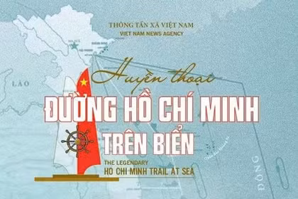 越通社推出越英双语画册《海上胡志明小道传奇》。图自《信息报》