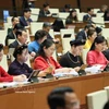 在864名第十六届国会代表候选人中，女性占比超过45%。图自越通社