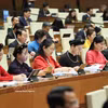 在864名第十六届国会代表候选人中，女性占比超过45%。图自越通社