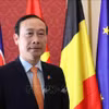 越南驻比利时王国特命全权大使、越南驻欧盟代表团团长阮文草接受越通社记者采访。图自越通社