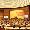 会议主会场设在国会大厦延鸿大厅。图自越通社