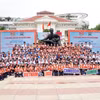 参加2026年越老柬三国少年儿童联欢会的少年儿童代表。图自越通社