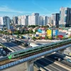 河内城铁吉灵—河东线。图自越通社