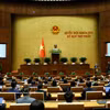 第十六届国会第一次会议在首都河内国会大厦隆重开幕。图自越通社